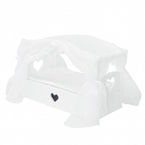 Кроватка с бельевым ящиком серии Любимая кукла, цвет Элис (Paremo, PFD120-80)